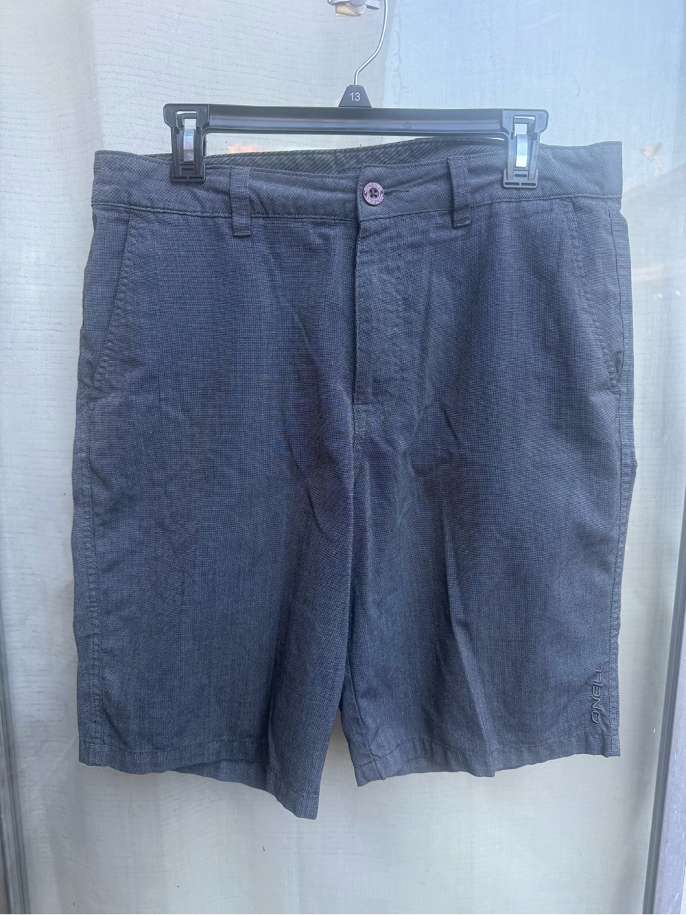 O'Neill Men's Dark gray  Flat Front Shorts